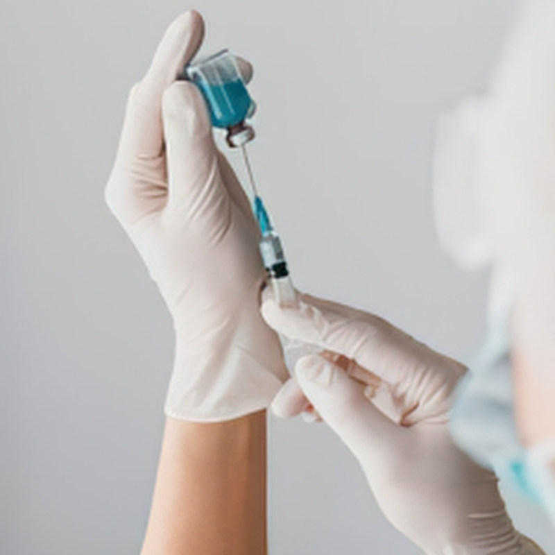 close up injectiespuit 